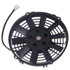 Electric Radiator Cooling Fan & Thermostat Mount Kit for Universal Vehicles (12V)