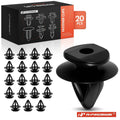 20Pcs Nylon Lower Exterior Trim Molding Clips for Subaru