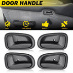 Set of 4 Interior Door Handles for Geo Prizm Toyota Corolla (1993–1997)