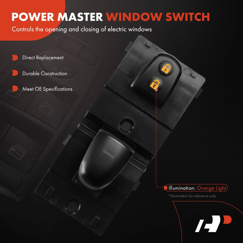 2X Front Power Window Switch for Nissan Rogue (2014-2020)