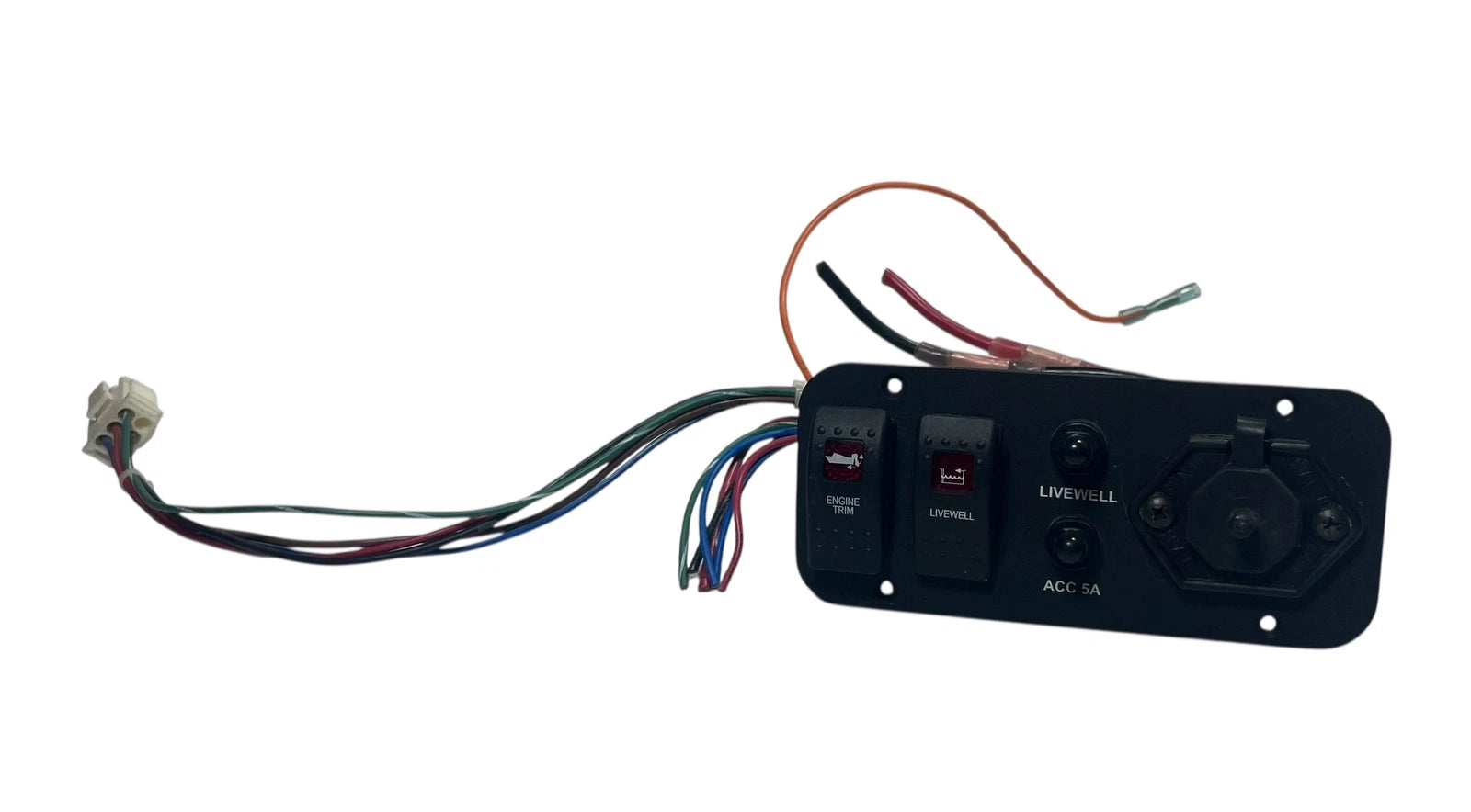 Switch Panel for Pacer Marine (6 3/4in x 3in) Black