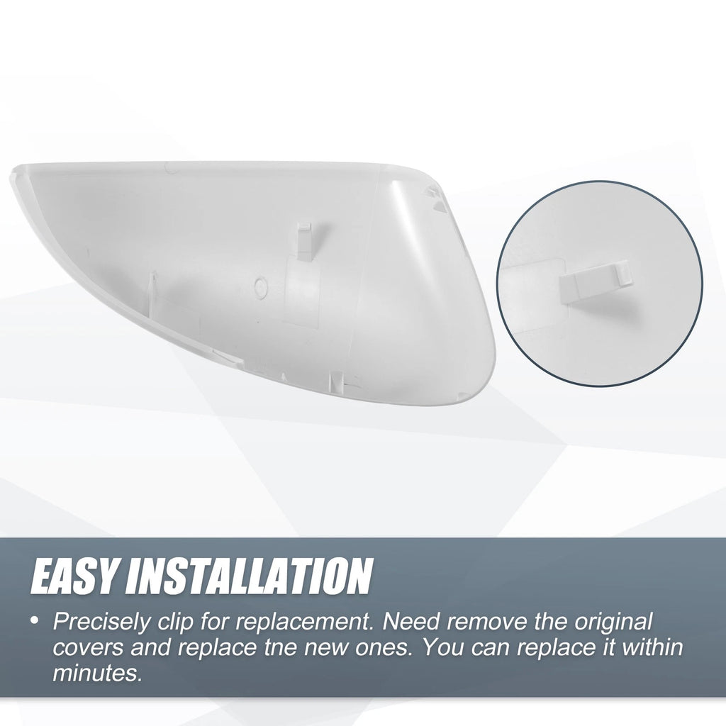 Left Side Mirror Cover Cap for Honda Accord (2018–2020) - White