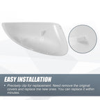 Left Side Mirror Cover Cap for Honda Accord (2018–2020) - White