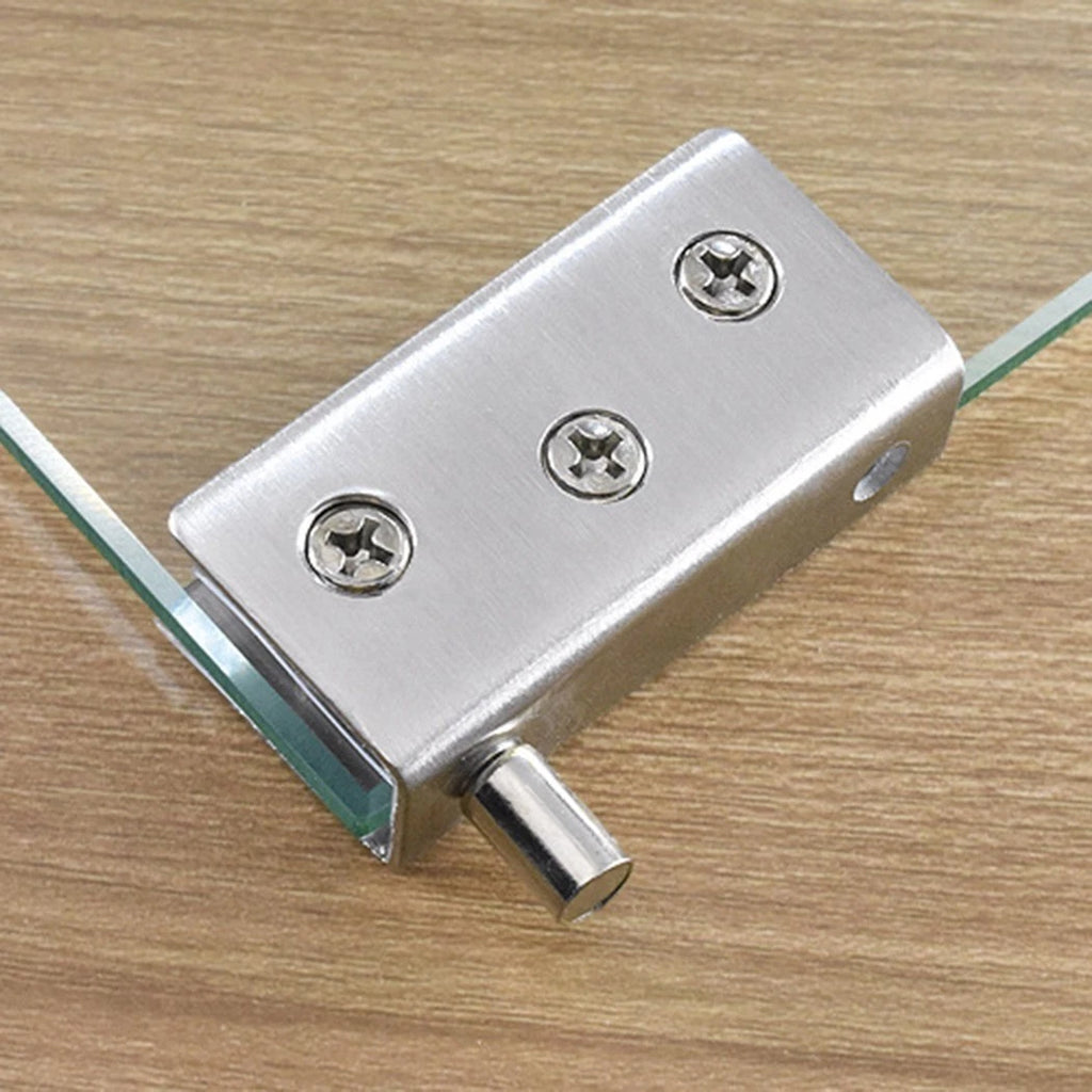 2X Adjustable Metal Door Hinges for