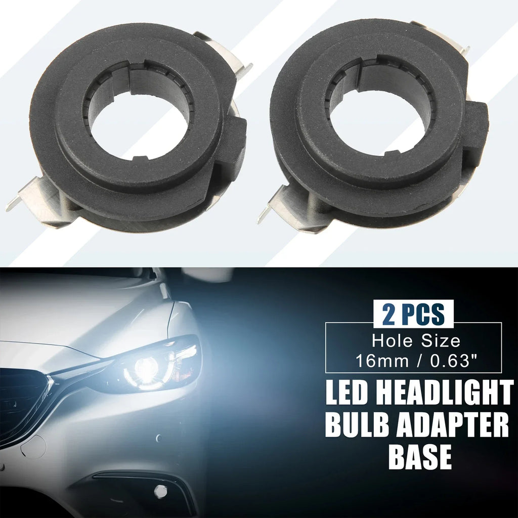 H7 LED Headlight Bulb Holder Adapter Socket Clip for BMW E60 ML450