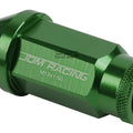 20X M12 X 1.5 Locking Lug Nuts for Racing Rim/Wheel (Tuner, Green)