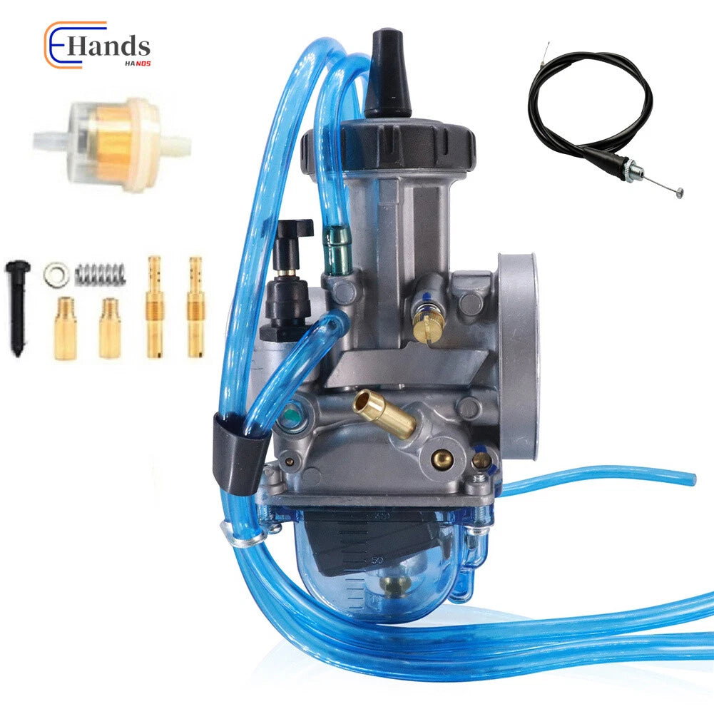 Carburetor & Throttle Cable for Suzuki Quadracer 250 LT250R, 500 LT500R