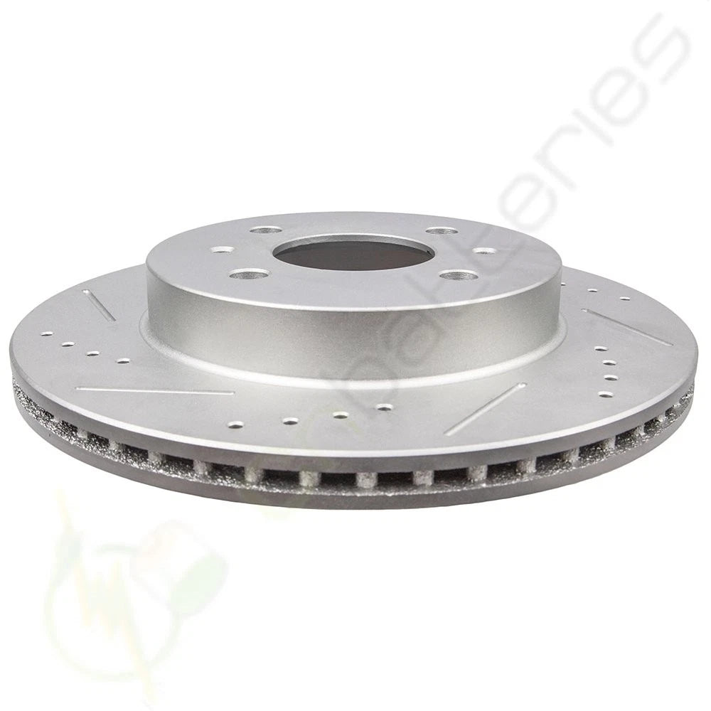 Front Brake Discs Rotors for Saturn SL SL1 SL2 SC1 SC2 (Drilled & Slotted)