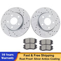 Drilled Brake Rotors & Ceramic Brake Pads for Honda Odyssey (2005–2010)