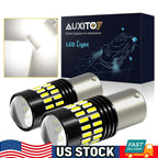 2X 1156 7506 LED Brake Tail Turn Signal Reverse Bulbs for AUXITO (2400LM)