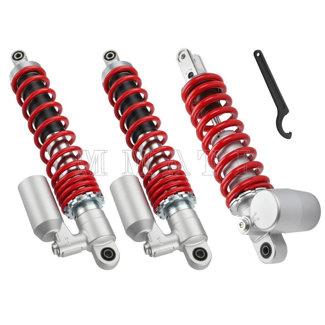 Front Rear Air Shocks & Adjustable Tool for Suzuki Quadsport Z400 (2003–2008)