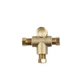 Three-Way Brake T Piece Tee with 3-Male Nuts for M10 3/16 Pipe 10mm