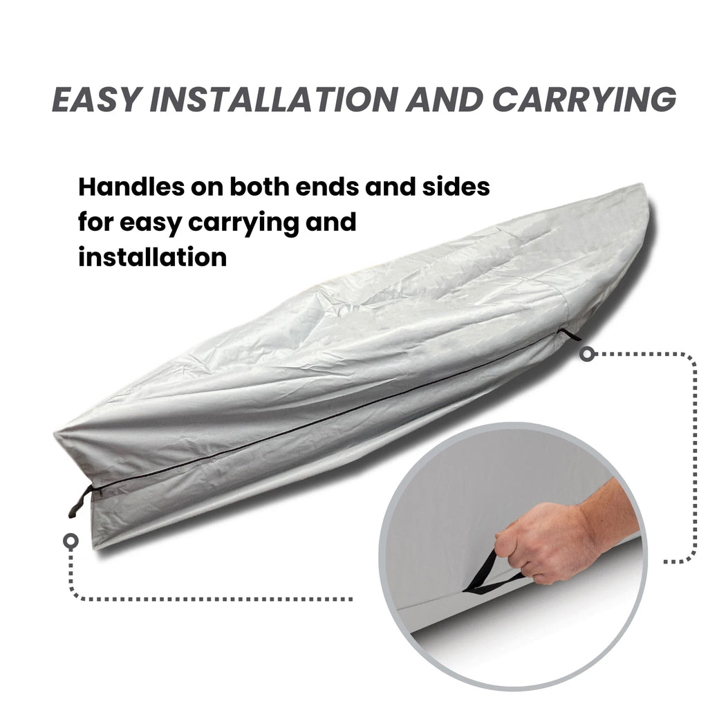 Canoe Kayak All Weather Heavy Duty Trailerable Boat Storage Cover