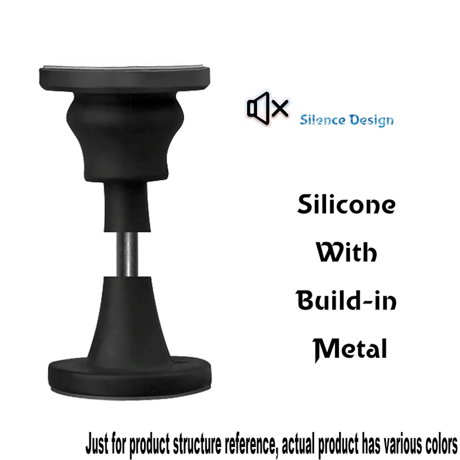 Silicone Door Stopper for Universal Use (Free Self Adhesive)