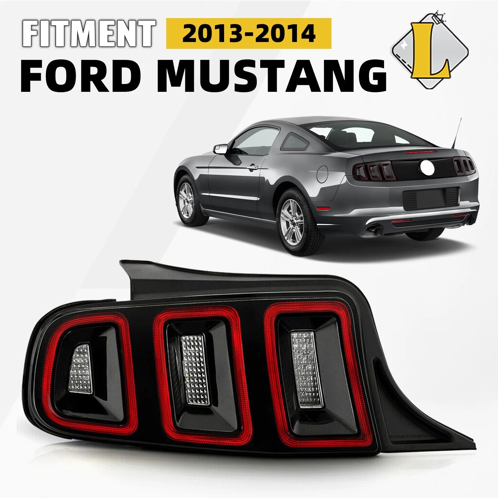 Full LED Tail Light for Ford Mustang (2013–2014) - Left Driver Side
