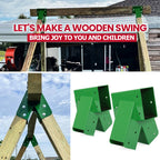Set of 2 A-Frame Brackets for Swing Set (Includes Hardware)