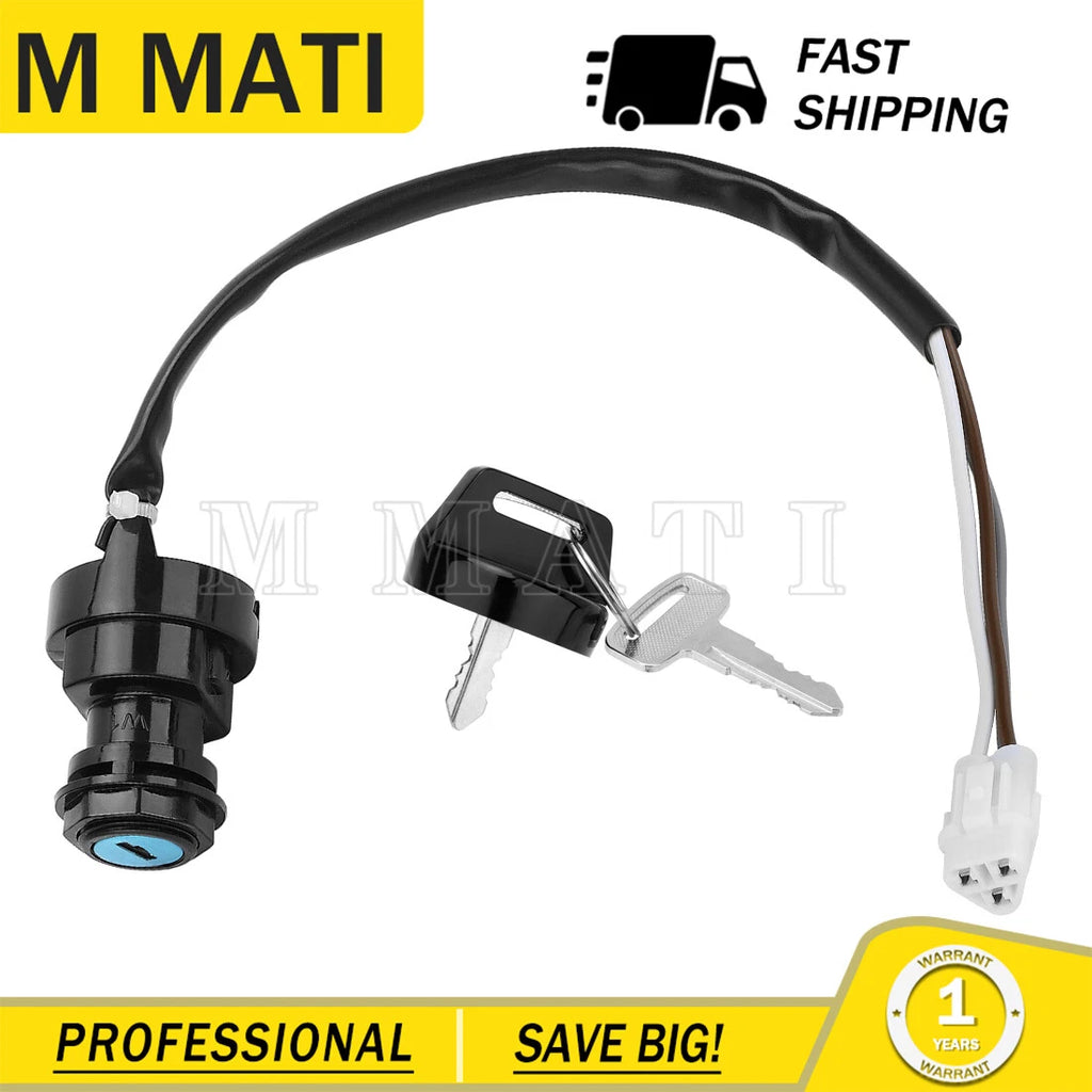 Ignition Switch Key for Kawasaki Brute Force 650 4X4 KVF650 (2005–2013)