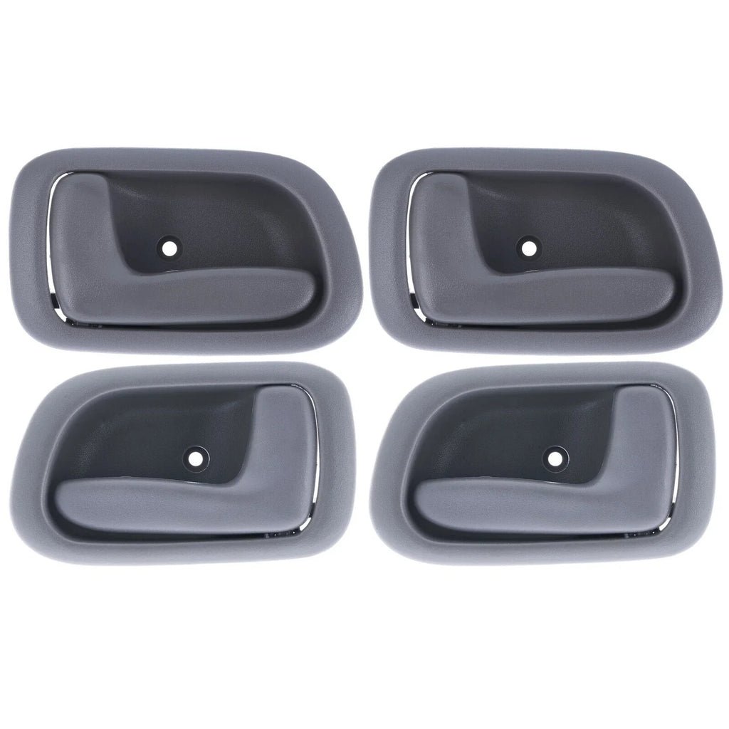 Door Handle Inner 4x Grey Set for Toyota Corolla (1998–2001)
