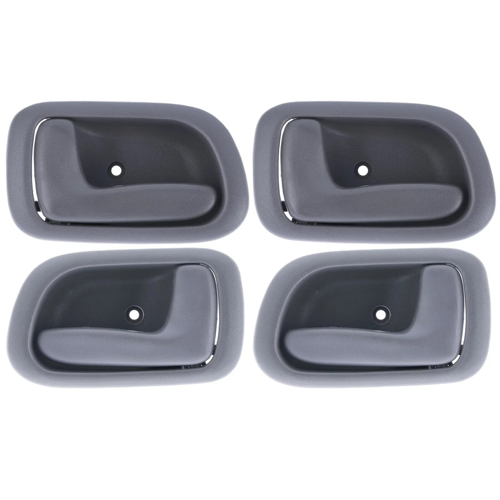 Door Handle Inner 4x Grey Set for Toyota Corolla (1998–2001)