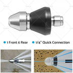 High Pressure Drain Nozzle Set of 7 for Sewer Pipe Cleaner Jet Washer