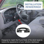Dash Cluster Bezel for Ford F150 F250 F350 Bronco (1992–1993)