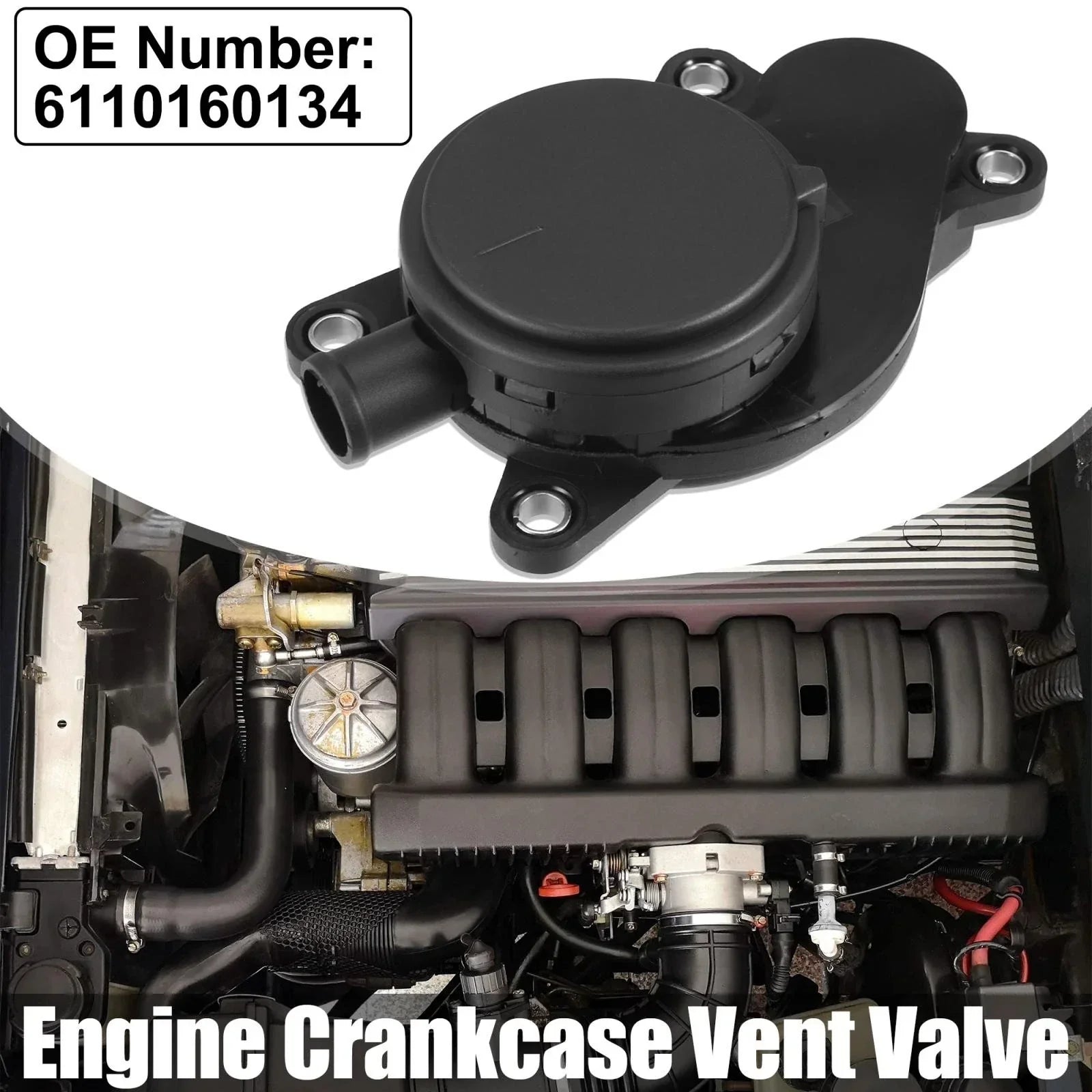 Crankcase Vent Valve for Mercedes Benz Sprinter 2007-2008 (2 x PVC)