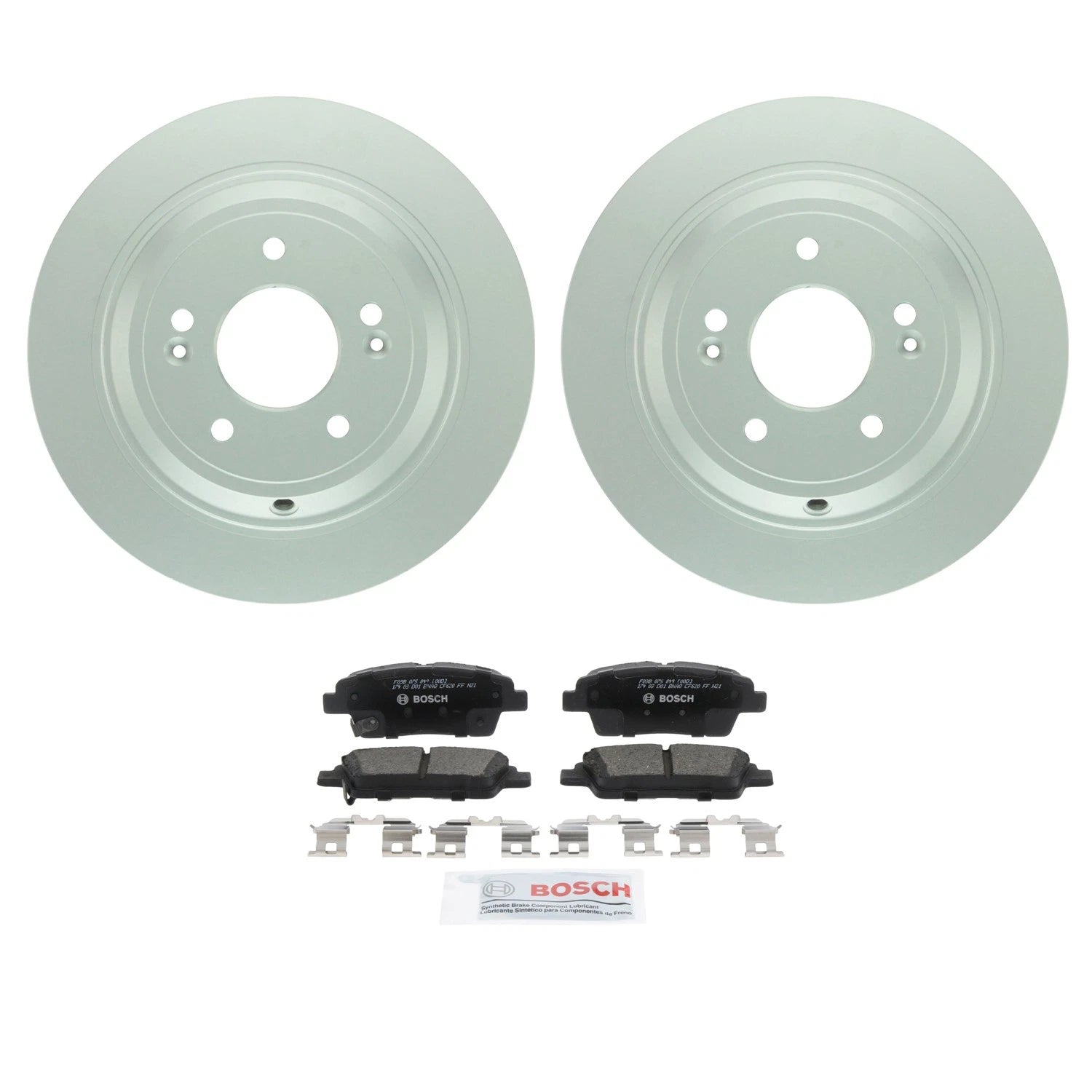 Disc Brake Rotors & Ceramic Brake Pads Kit for Genesis G80 K900 (2015–2020)