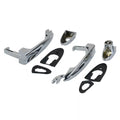 Silver ABS External Door Handle for Lancia Ypsilon (2003–2011)