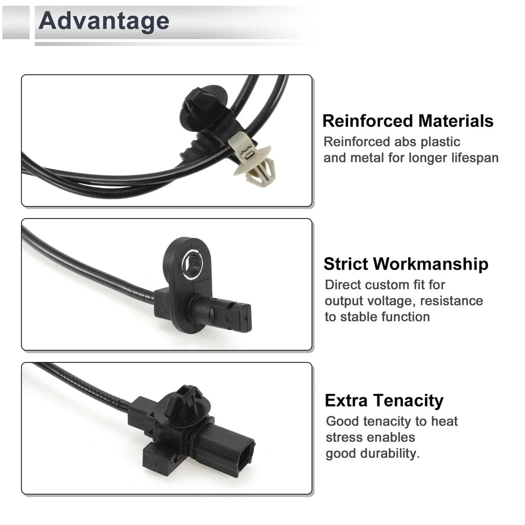 ABS Wheel Speed Sensor for Honda CR-Z (2011-2016) - 1 x Rear Left