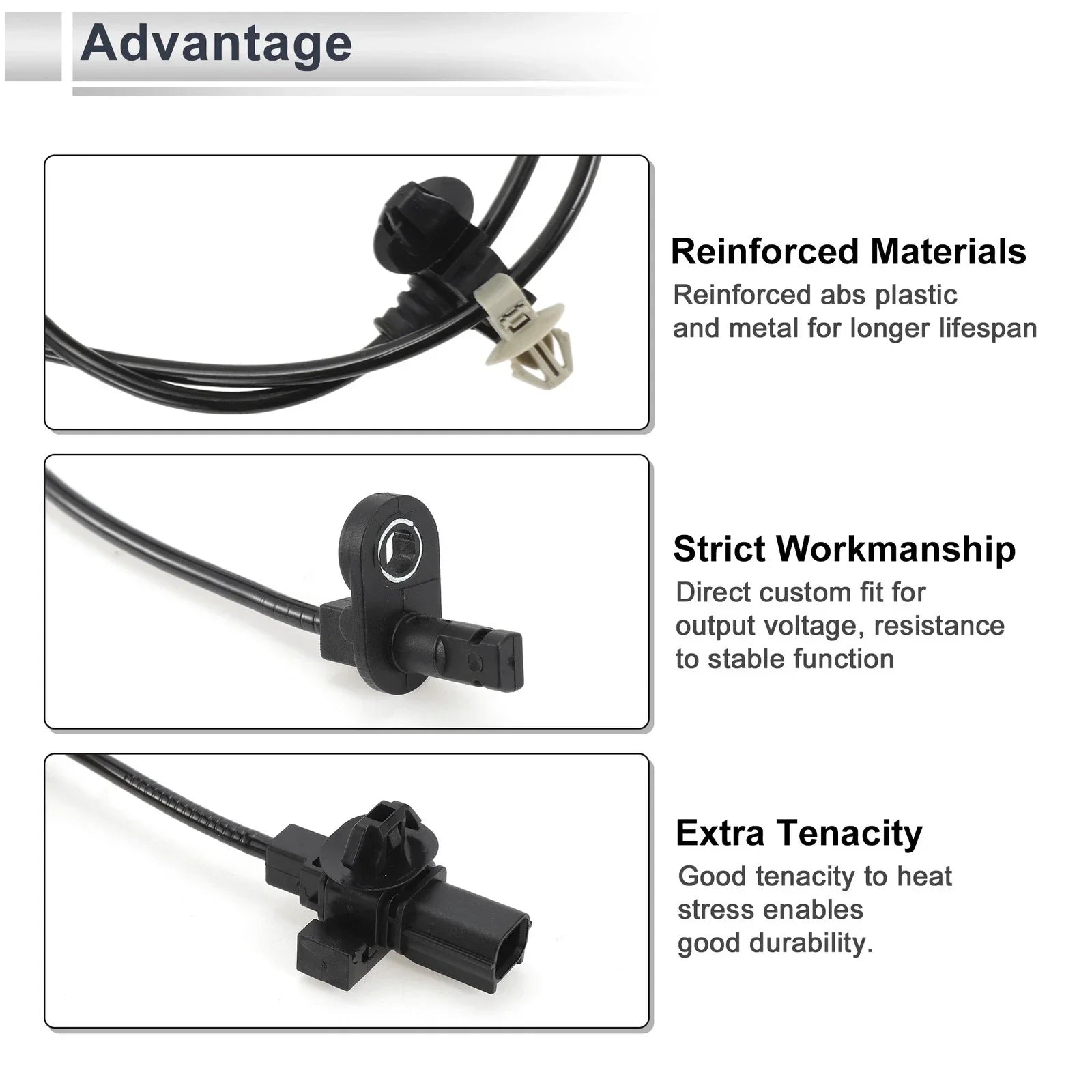 ABS Wheel Speed Sensor for Honda CR-Z (2011-2016) - 1 x Rear Left