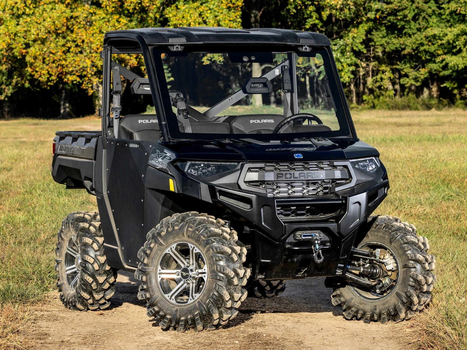 Maxdrive Power Flip Glass Windshield for Polaris Ranger 1000 (2018–2023)
