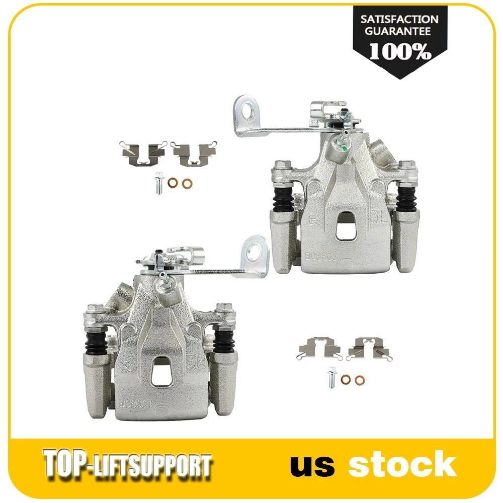 Set of 2 Rear Brake Calipers with Bracket for Mazda CX-5 (2013–2015)