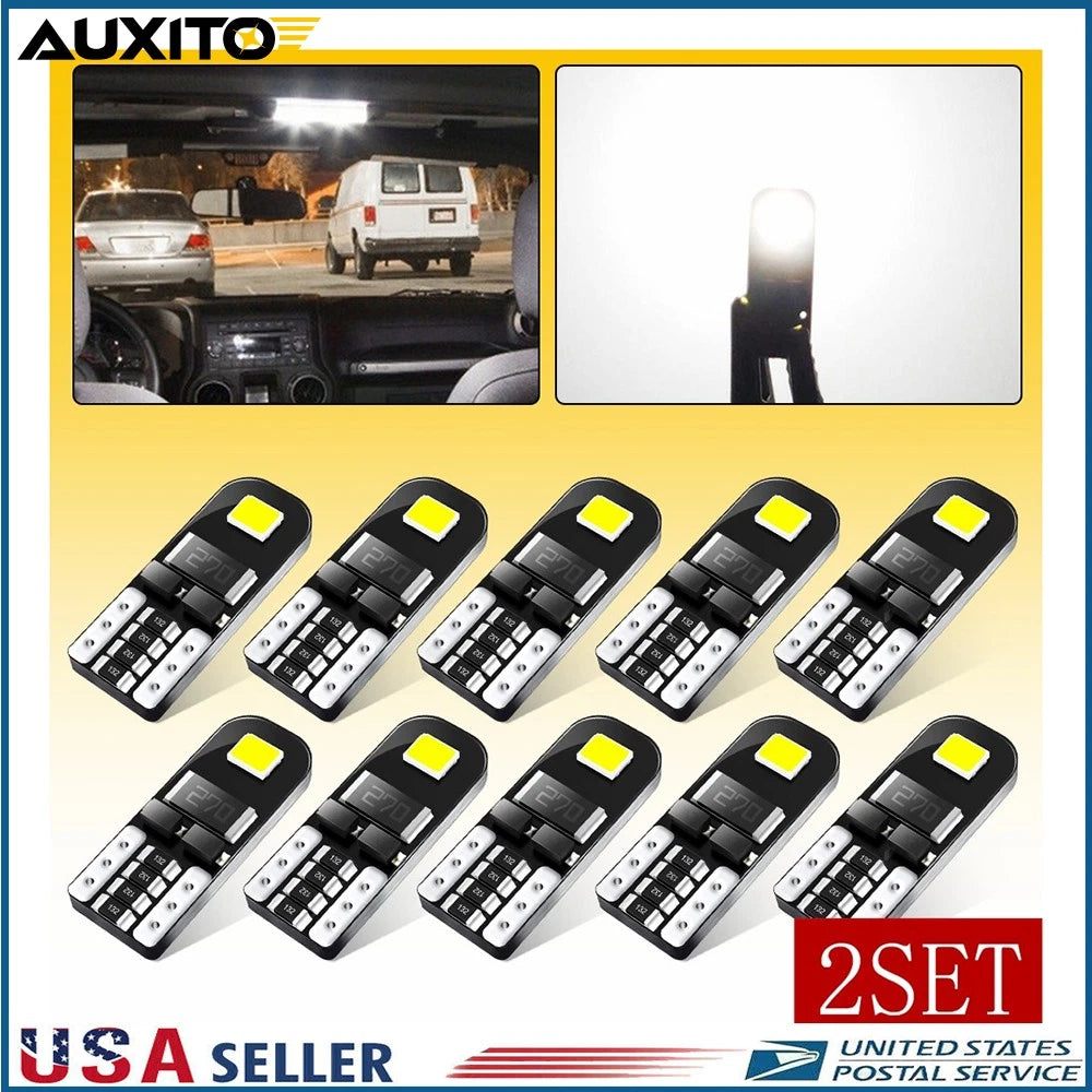 Set of 20 LED Interior Dome License Light Bulbs for Various Models (YYYY–YYYY)