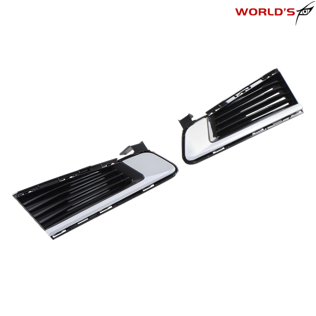 Set of 2 Matte Chrome Fog Light Covers for Cadillac CTS (2014–2019)