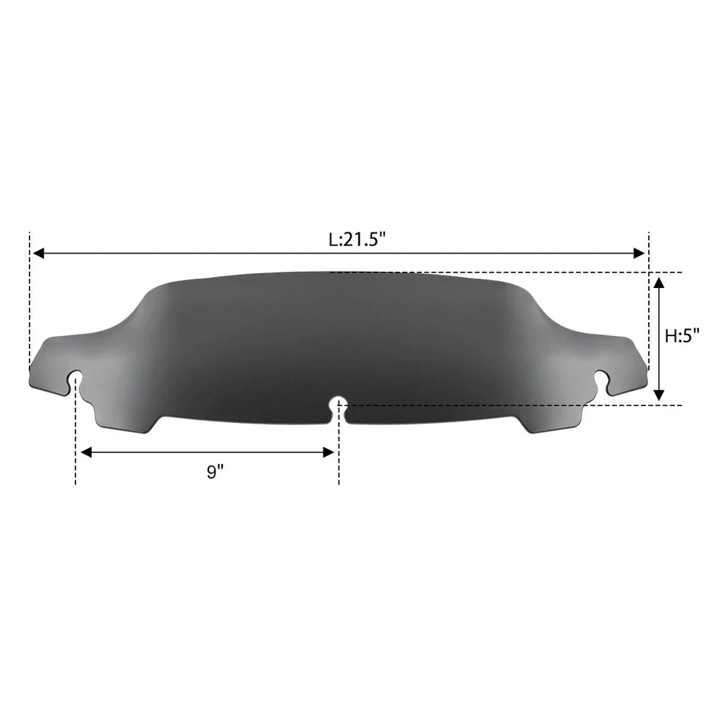 5" 7" 10.5" Front Windshield for Harley Tri Street Electra Glide (2014-2024)