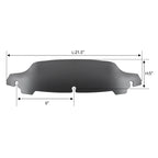 5" 7" 10.5" Front Windshield for Harley Tri Street Electra Glide (2014-2024)