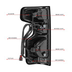 Tail Lights Brake Lamp for Silverado 1500 LTD WT LT 2500HD 3500HD (2019–2024)