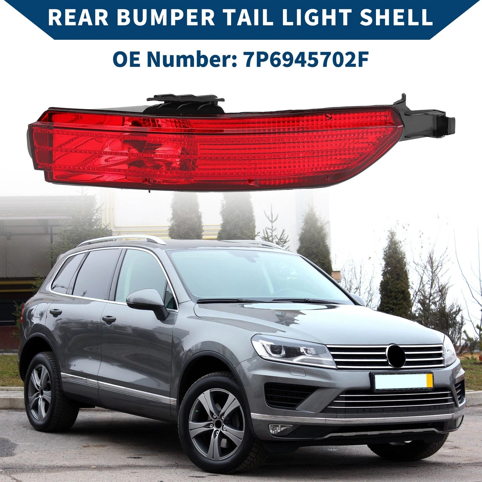 Rear Right Tail Light Shell for Volkswagen Touareg (2011–2018) No. 7P6945702F