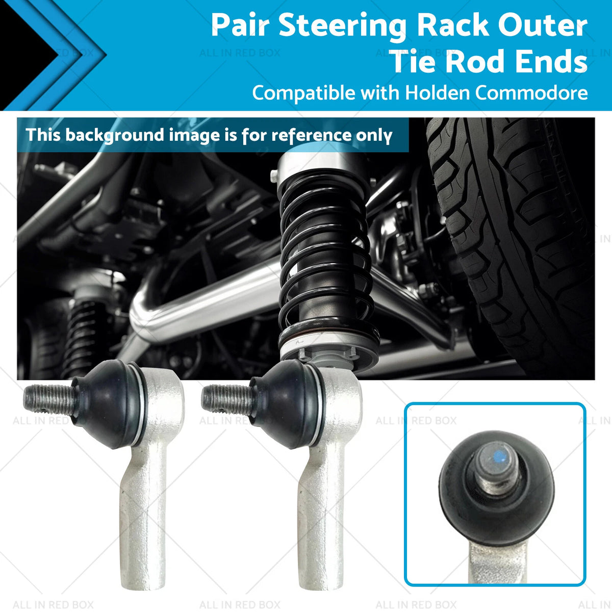 Pair Steering Rack Outer Tie Rod Ends for Toyota Hilux (2005–2015)