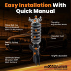 Coilover Struts Lowering Kit for Mitsubishi Lancer (2008-2016)