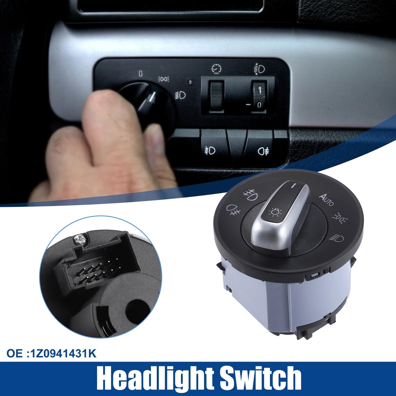 Headlight Switch for Volkswagen Golf (2010–2014)