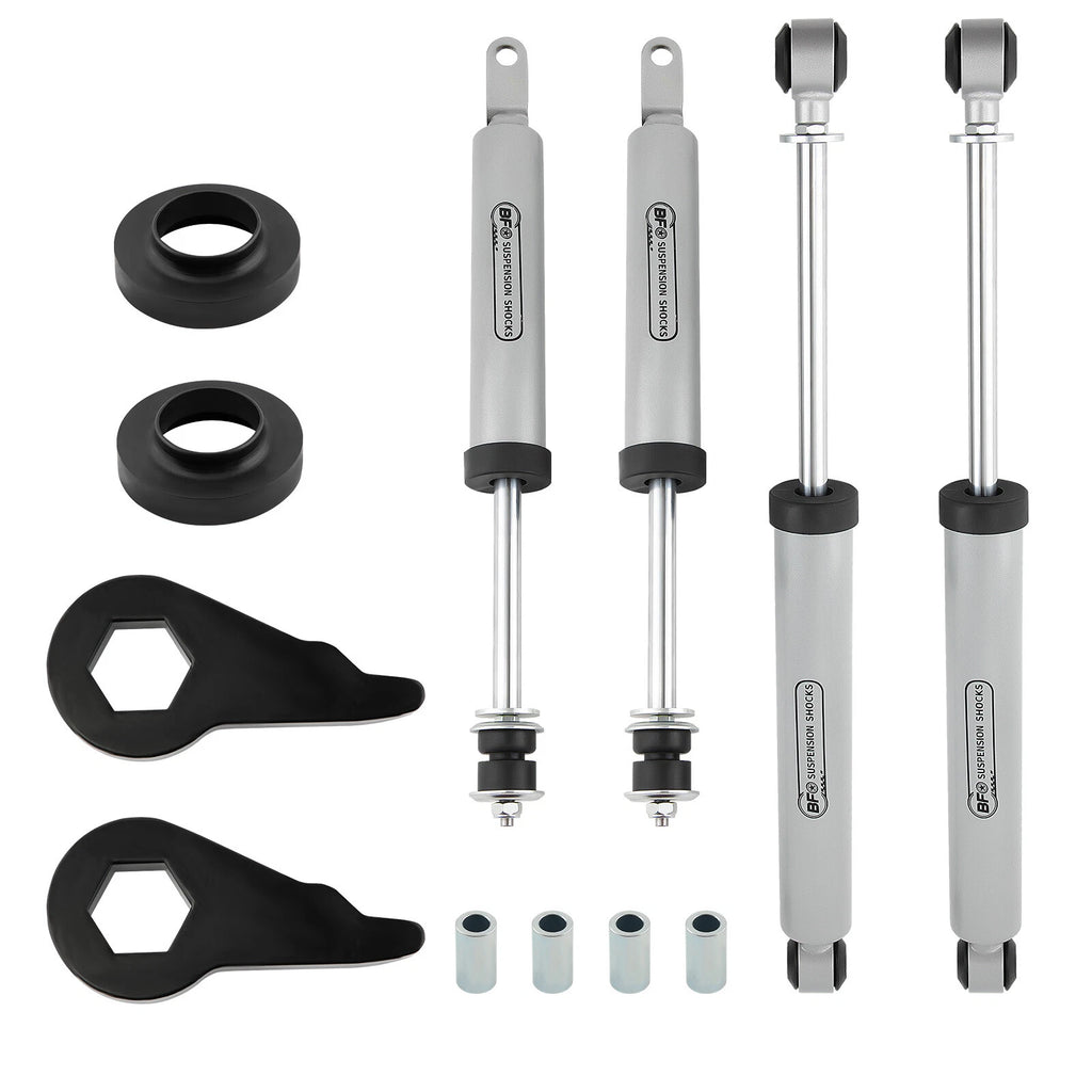 2" Leveling Kit with Shocks for Chevy Avalanche Suburban Tahoe Z71 (2000–2006)