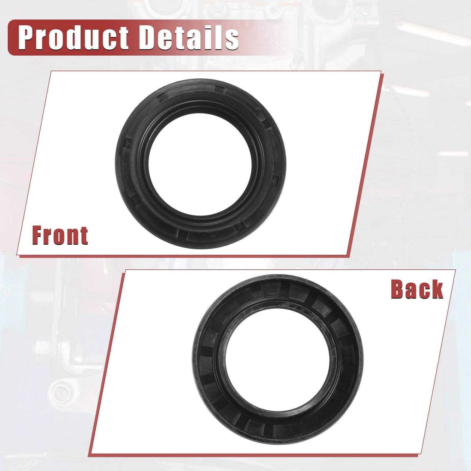 2pcs Engine Crankshaft Oil Seal for Toyota Land Cruiser (1981–1990) No. 9031148022