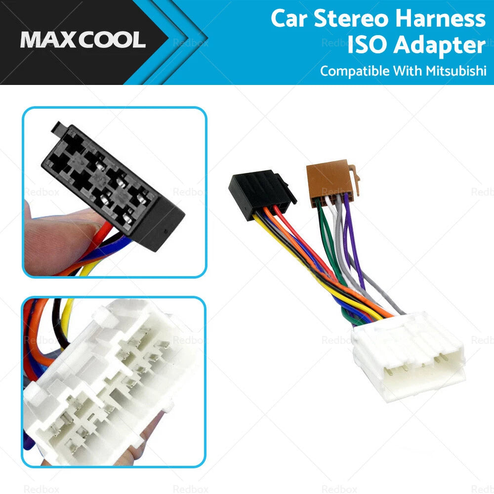 ISO Adapter Wiring Cable Connector for Mitsubishi