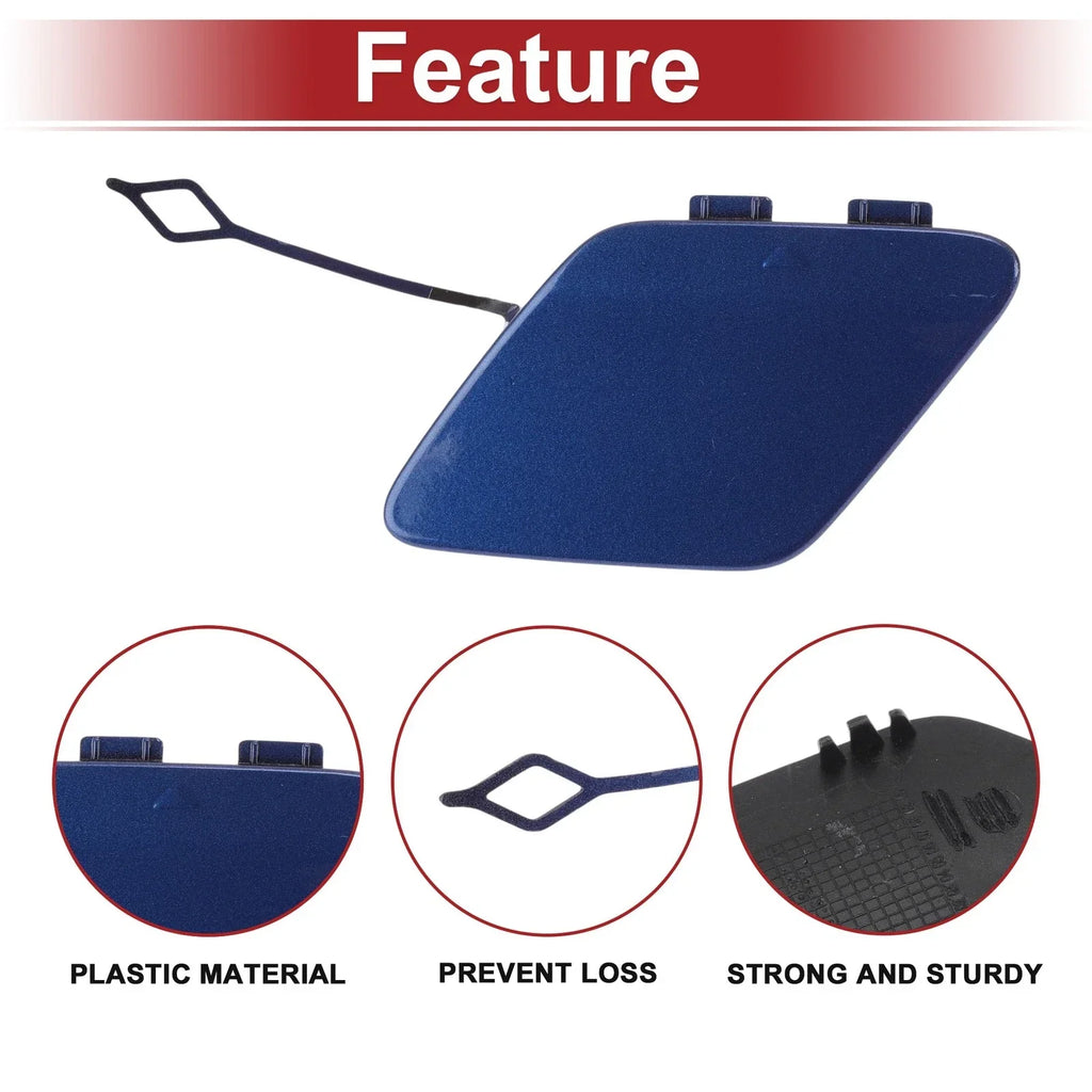 Rear Tow Hook Cover Cap for BMW 428i Estoril Blue Metallic