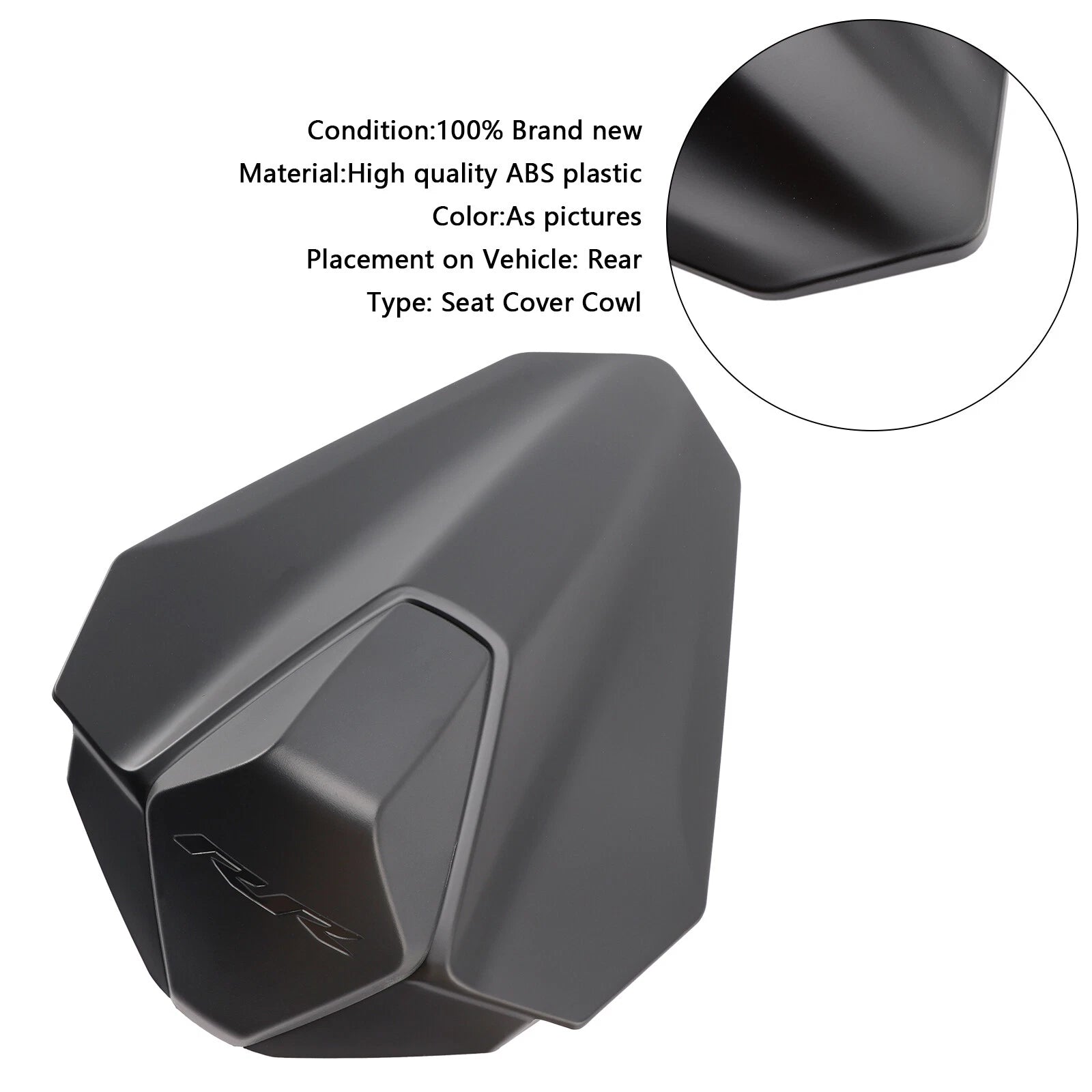 Rear Tail Pillion Seat Fairing Cover for Honda CBR250RR (2023–2024) Matt Black