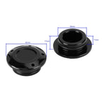 Aluminum Black Frame Hole Caps Plug Cover for Yamaha YZF-R3 R25 MT03 MT25 (2015–2023)