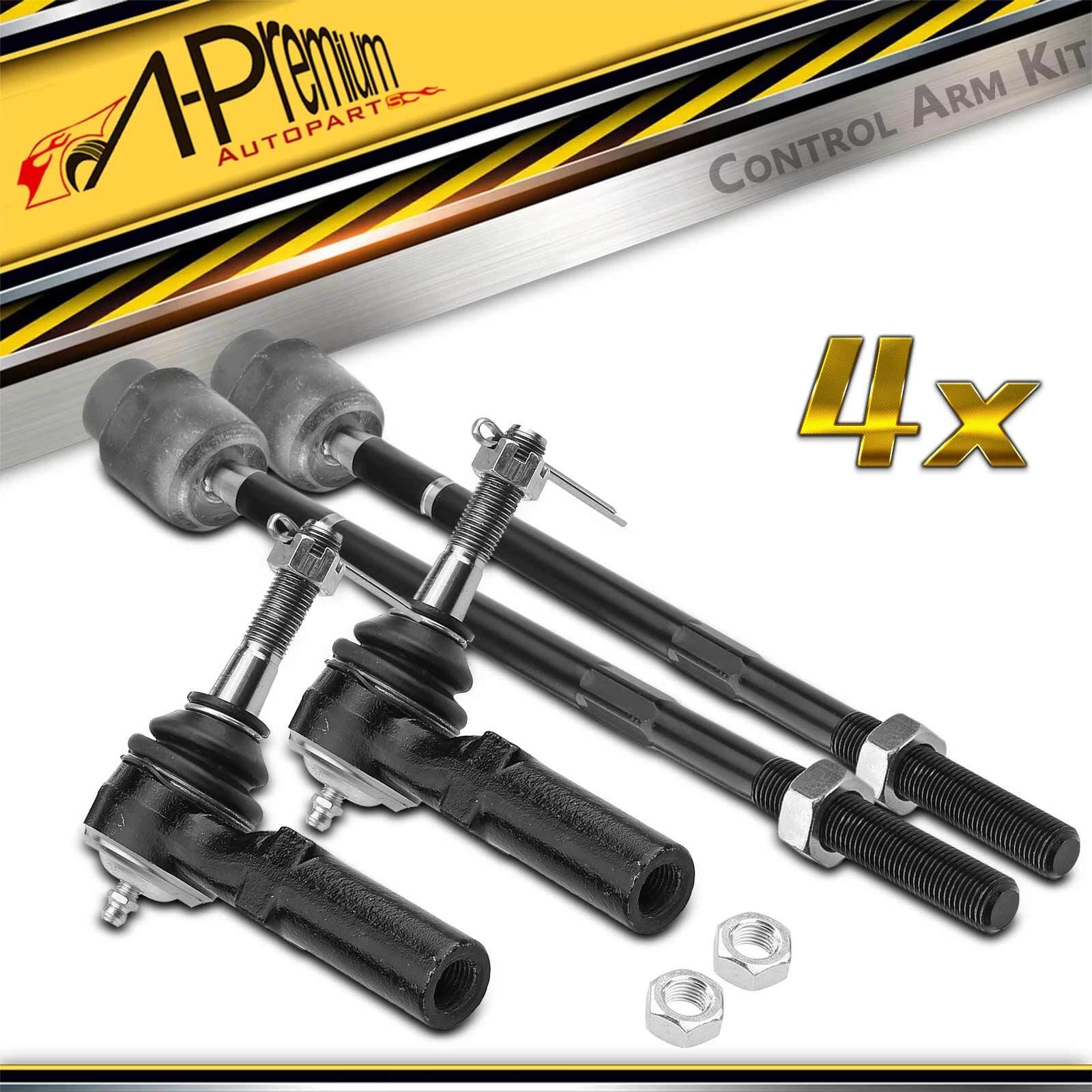 4x Inner & Outer Tie Rod for Buick Regal & Chevrolet Olds Pontiac (1988–1996)
