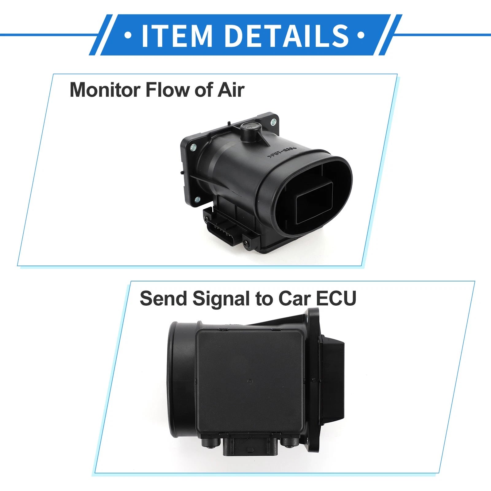 Mass Air Flow Sensor Assembly for Mitsubishi Eclipse (1995–1999) 656417729500