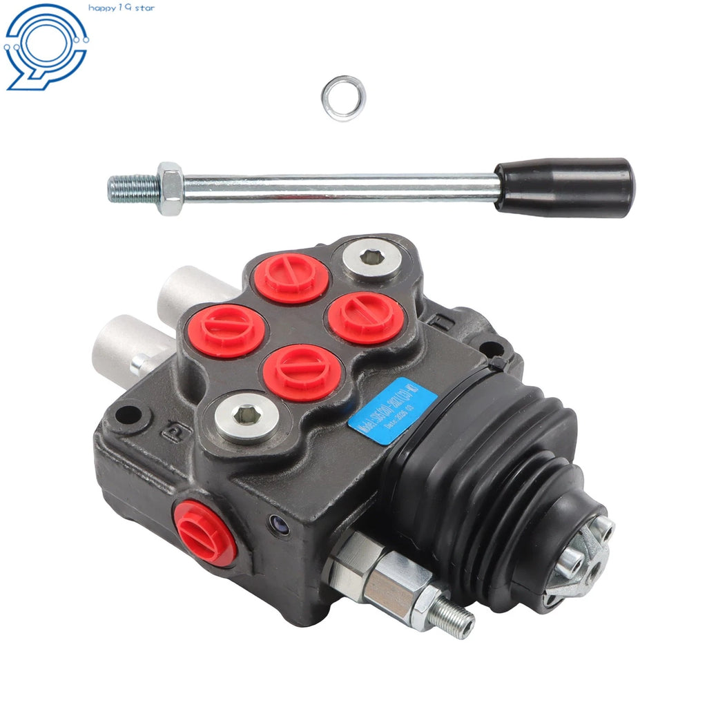 2X Hydraulic Joystick Valve LV22RFSTKAB for (10GPM, 4000PSI)